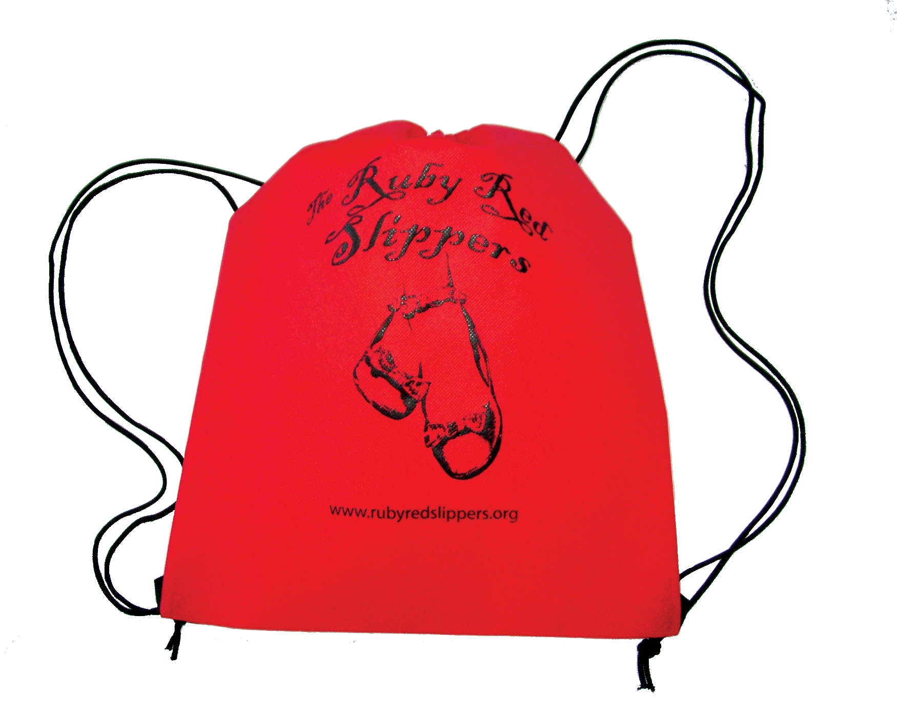 The Ruby Red Slippers Drawstring Bag